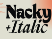 Dx Nacky Serif Font