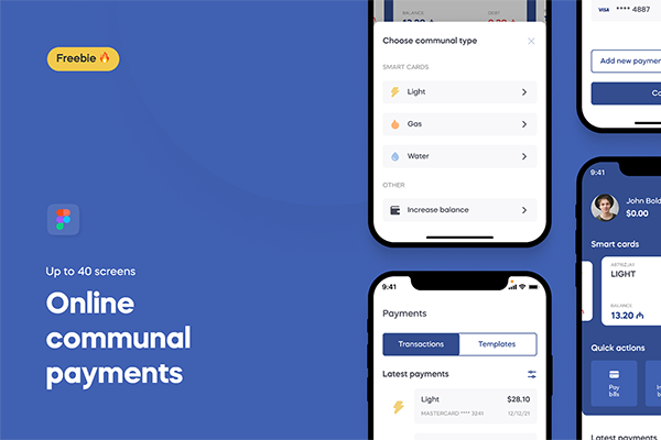 Communal Payments App UI Kit