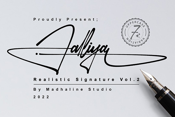 Signature Font