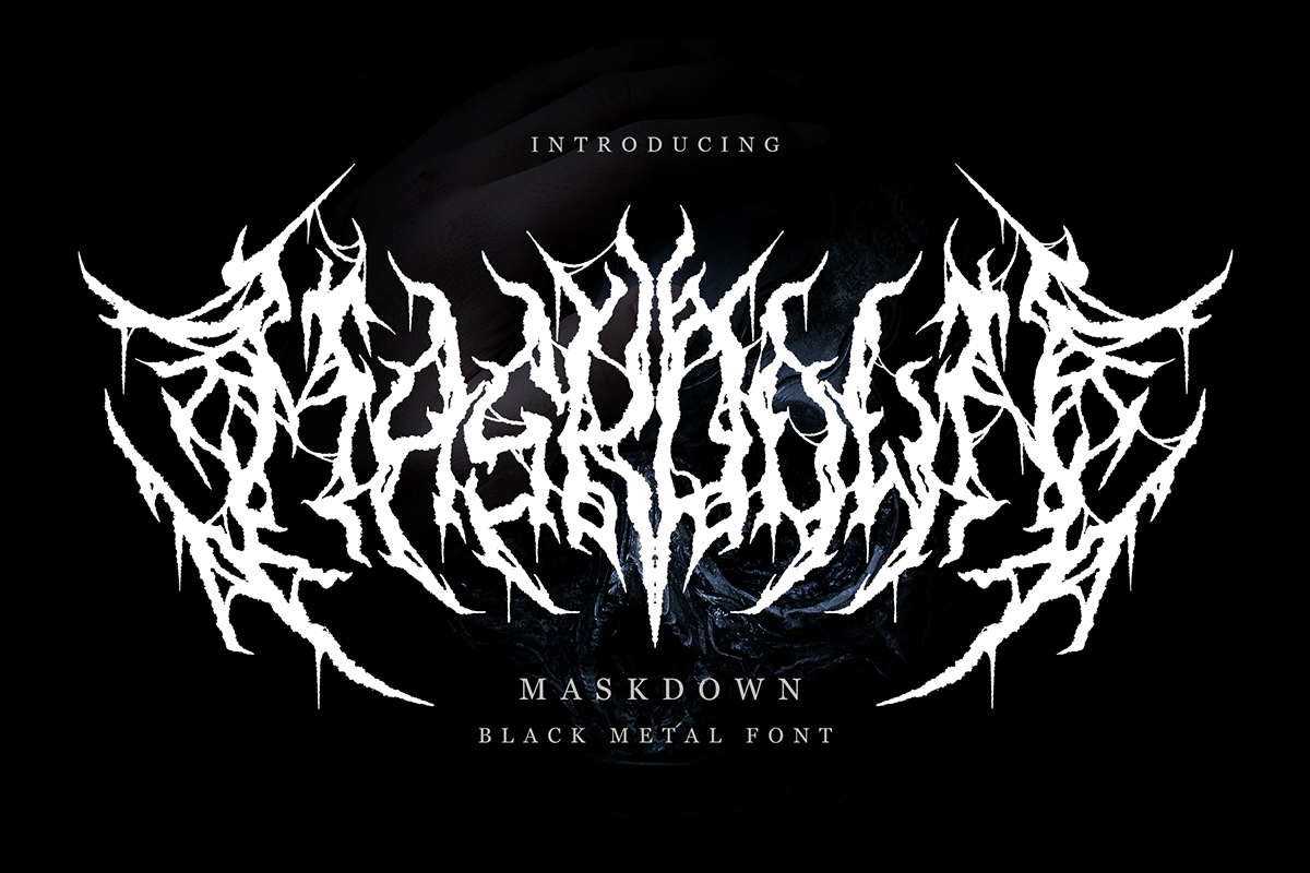 maskdown-black-metal-font-free-design-resources