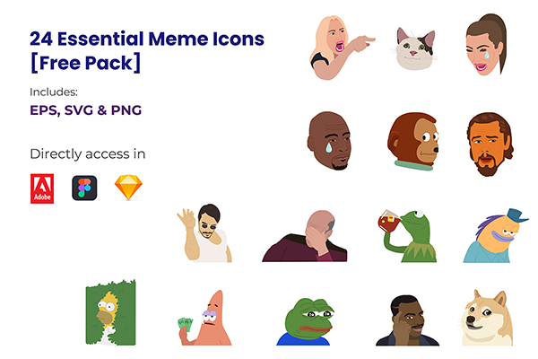 24 Essential Meme Icons