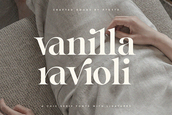Vanilla Ravioli Chic Font