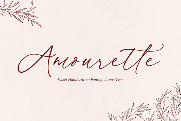Amourette - Sweet Handwritten Font