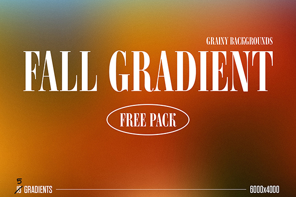 Fall Gradient Grainy Backgrounds
