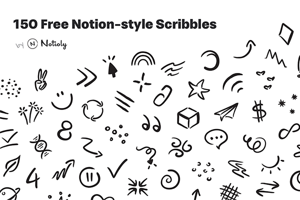 Free Notion-style Scribbles