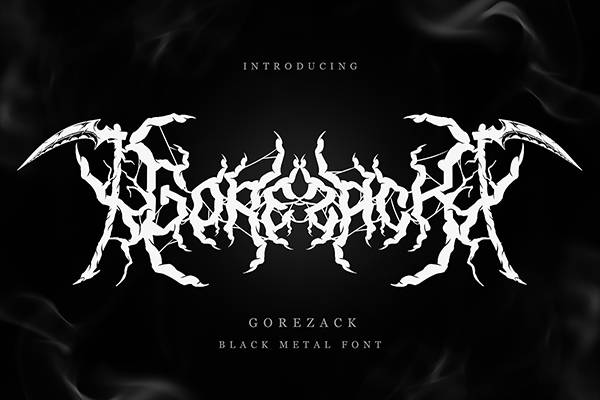Gorezack Black Metal Font