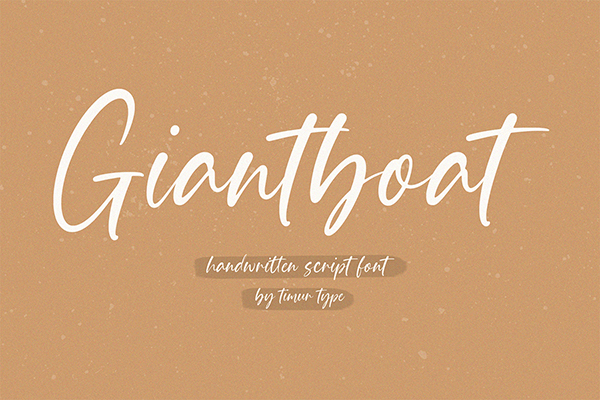 Giantboat Script Font