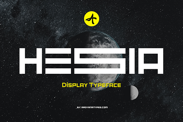 Hesia - Display Typeface