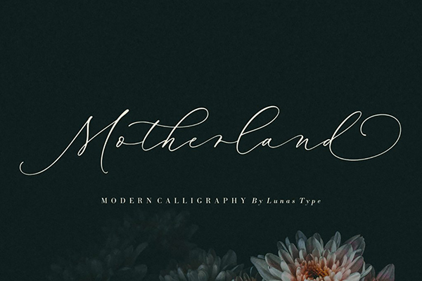 Motherland - Modern Calligraphy Font