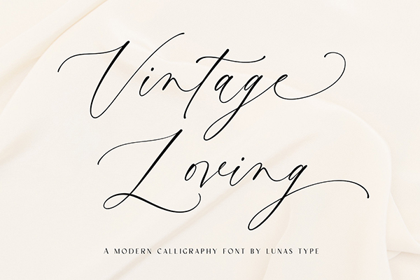 Vintage Loving Modern Font