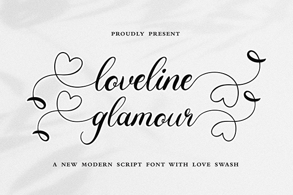 Loveline Glamour Script Font