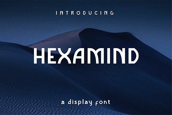 Hexamind Modern Display Font