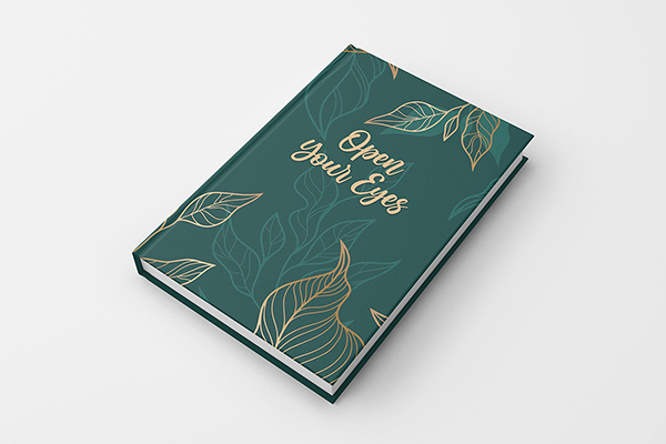 Solid Book Cover Mockup