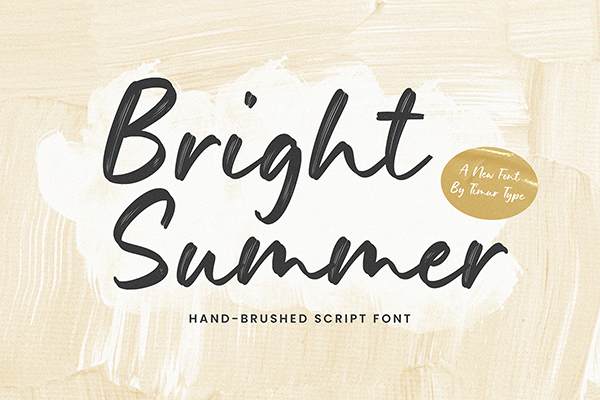 Bright Summer Handwritten Script