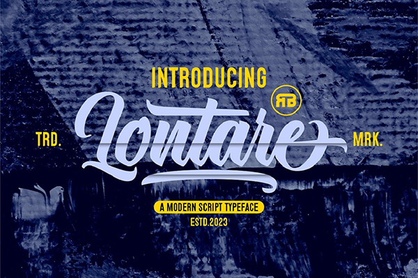 Lontare - Script Typeface