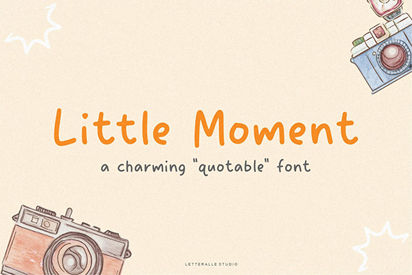 Little Moment Handwritten Font