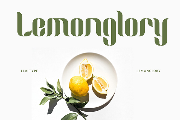 Lemon Glory - Display Font