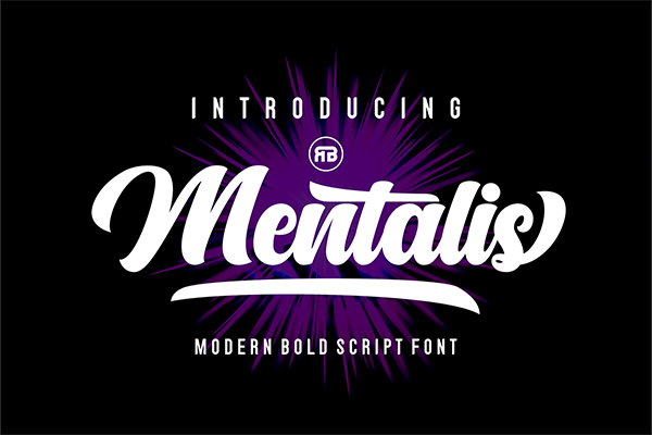 Mentalis - Modern Script Font