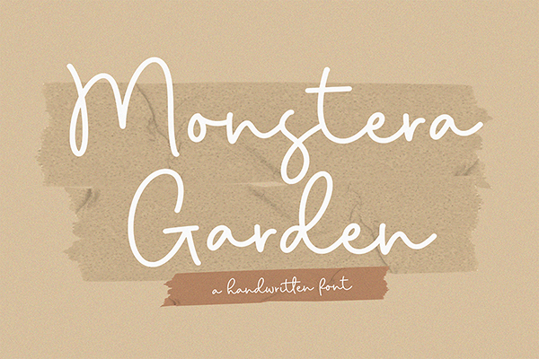 Monstera Garden Script Font