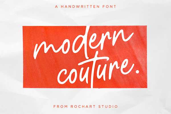 Script Font - Modern Couture