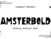 Amsterbold Modern Display Font