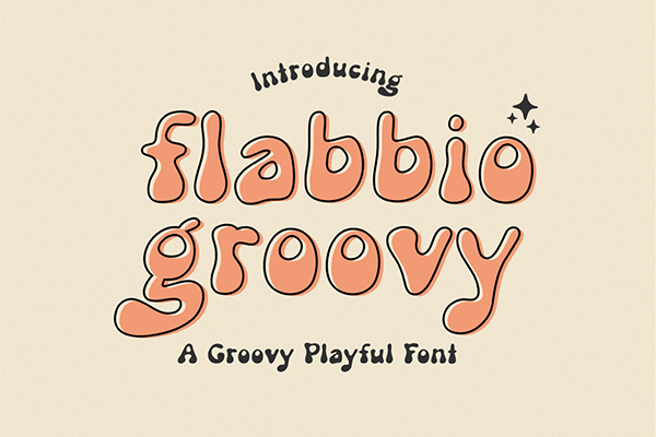 Flabbio Groovy Display Font