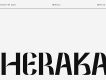 Heraka Modern Display Font