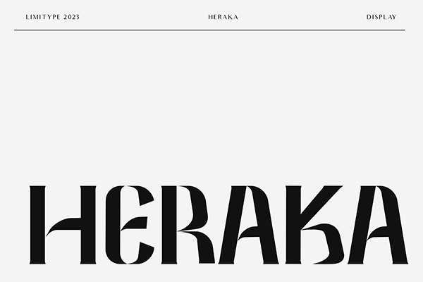 Heraka Modern Display Font