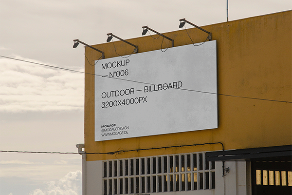 Mocage's - Free Billboard Mockup