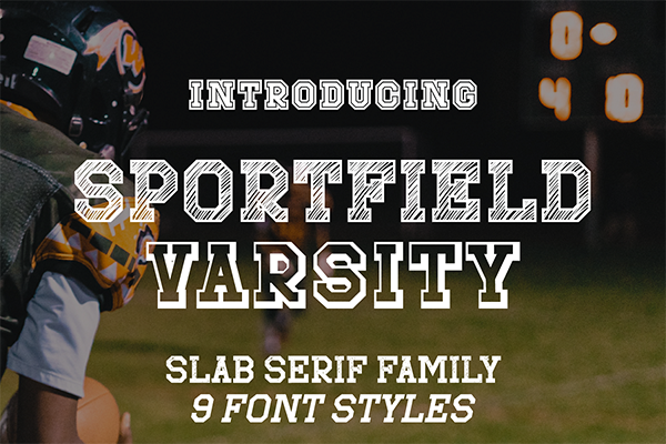 Sportfield Varsity - Font Family
