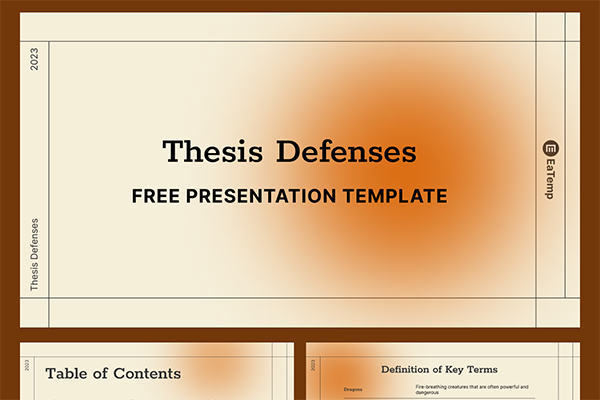 Thesis Defense Presentation Template