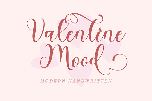 Valentine Mood Script Font