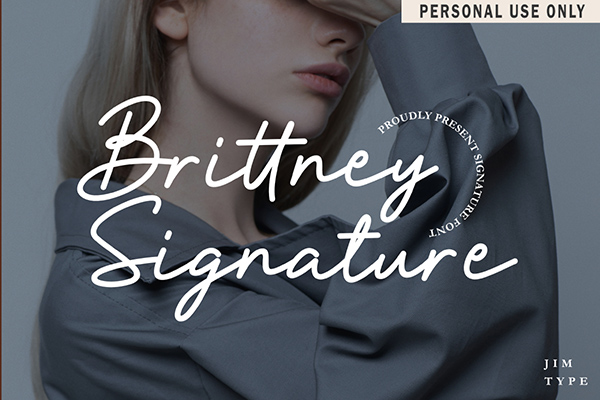 Brittney Signature Font