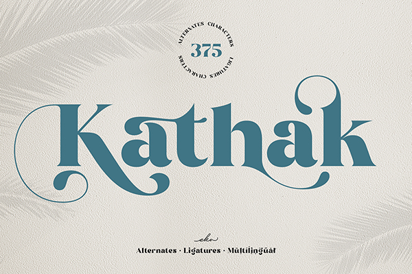 Kathak - Display Font