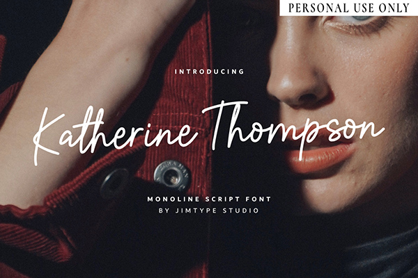 Katherine Thompson - Monoline Script