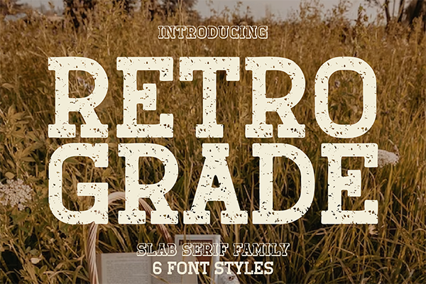 Retro Grade - Font Family