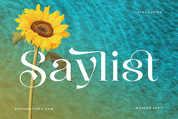 Saylist - Decorative Serif