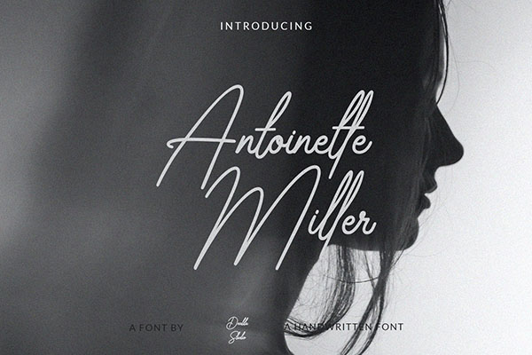 Antoinette Miller Handwritten Font