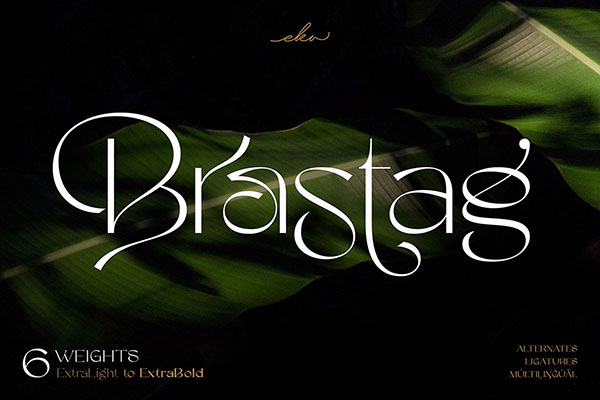 Brastag - Display Font