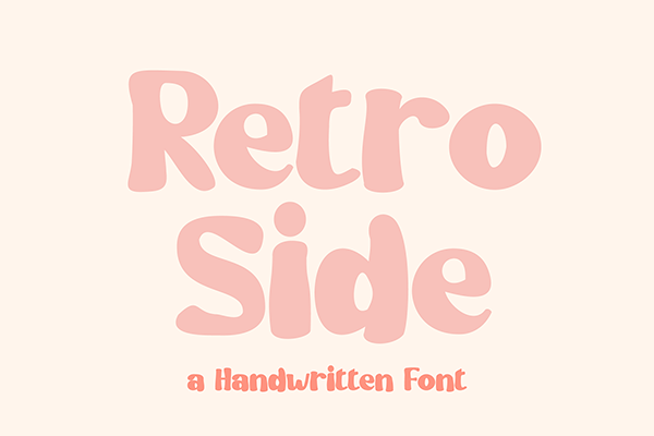 Retro Side Display Font