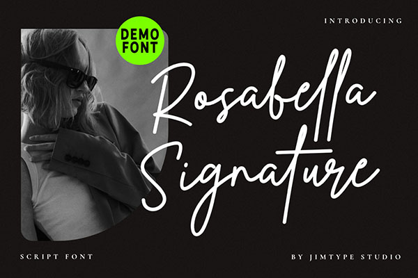 Rosabella Signature Font