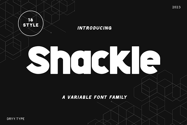 Shackle - Font Family