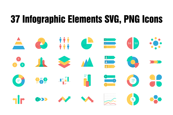 37 Vector Infographic Icons