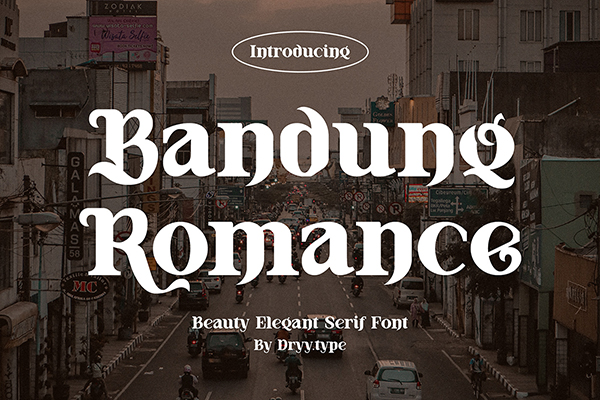 Bandung Romance - Serif Font