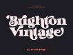 Brighton Vintage Font