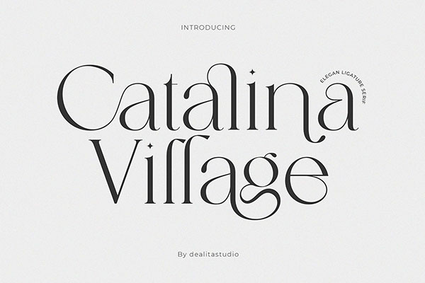 Catalina - Classy Ligature Font