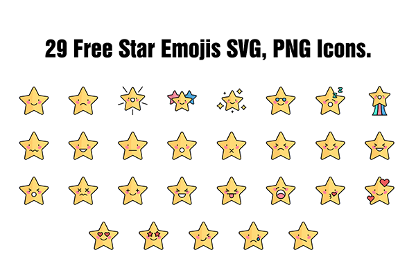 29 Cute Star Emojis
