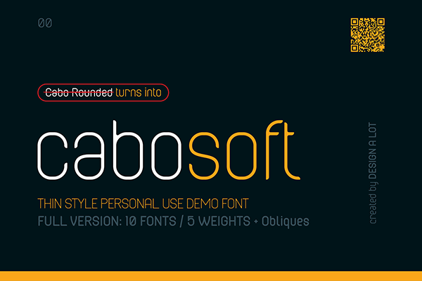 Cabo Soft Font Thin