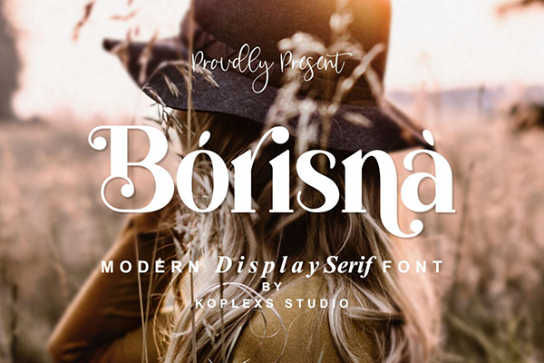 Borisna - Display Serif Font