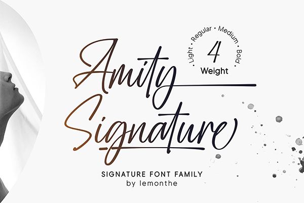 Amity Signature Script Font